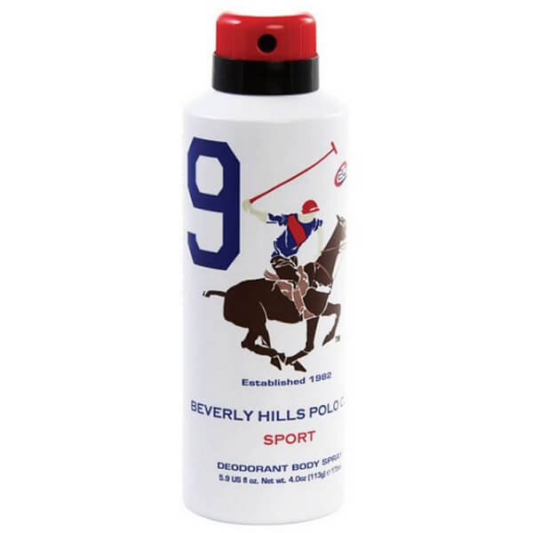 اسپری دئودورانت مردانه شماره 9 بورلی هیلز پولو کلاب 175 میلی